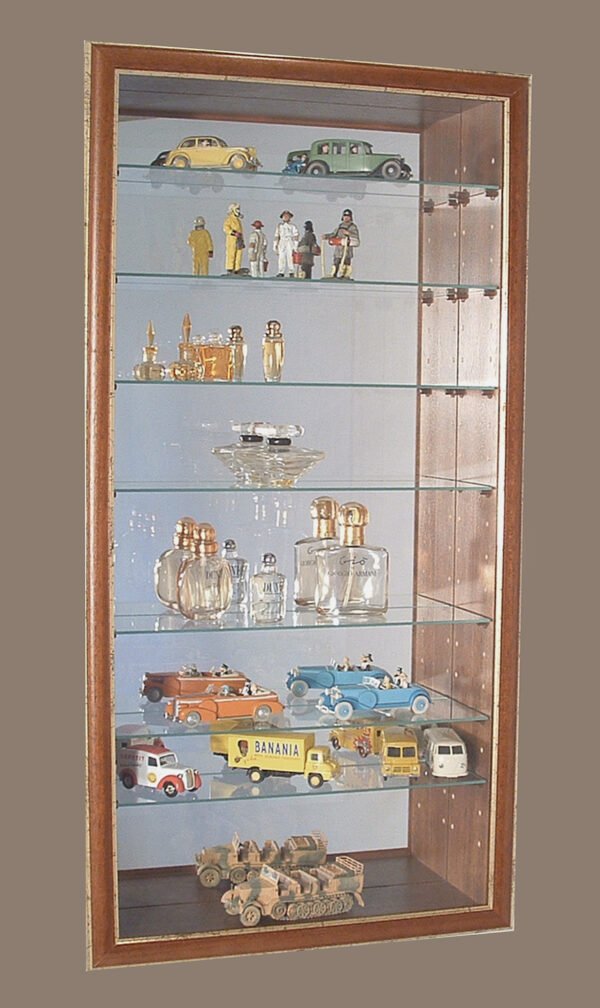 vitrine en bois et verre, petite vitrine en bois, vitrine pour collectionneur